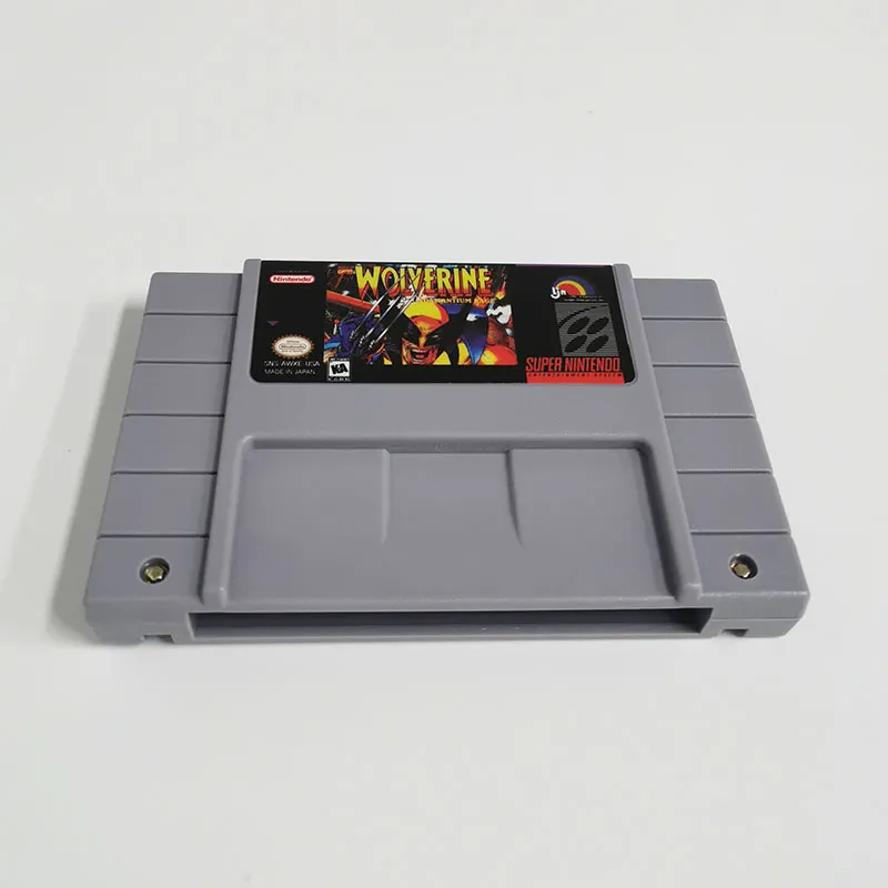 Wolverine: Adamantium Rage SNES For Super Nintendo Entertainment System - 16 Bit US Version Game Cartridge