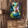 Diamond Painting-DIY Full Round Drill Wings Cat(60*40 CM)