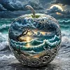 Seaside Crystal Apple-Full Round Diamond Painting 40*40CM