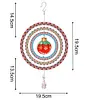DIY Diamond Painting Double-sided Rotatable Snowman Hanging Wind Chime Suncatcher Hanging Kit