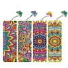 DIY 3Pcs Flowers-Diamond Painting Bookmark