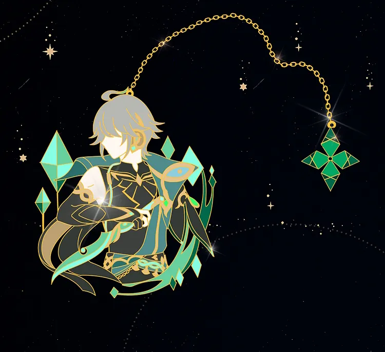 Genshin Toys Alhaitham Metal Bookmark