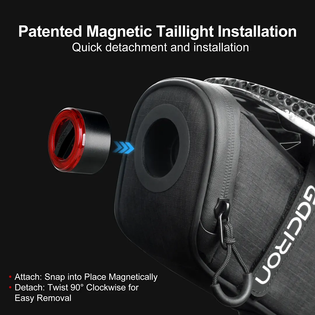 BIRD NEST300 Aero Saddle Bag withMagnetic Smart Taillight