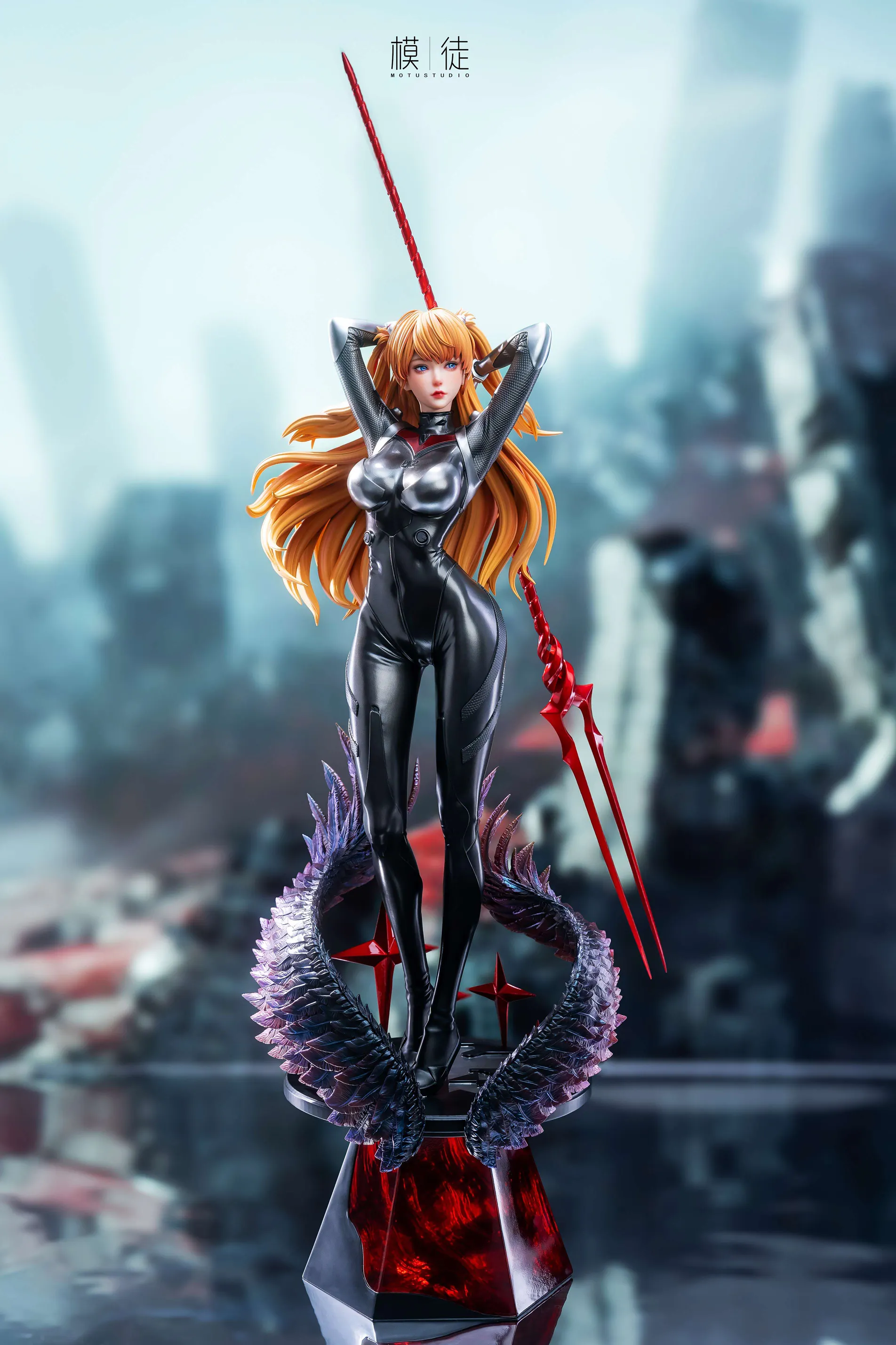1/4 Scale Dream Ms. Series Asuka Langley Soryu - (EVA) Neon