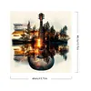 (US Local)Paint By Numbers Kit On Canvas DIY Oil Art Guitar Home Wall Decor40x40cm