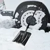 Adjustable Car Snow Shovel Portable Survival Shovel Rotating Snow Removal Shovel