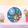 DIY Full Special Drill Diamond Painting Bird LED Night Lamp Home Decor (D)