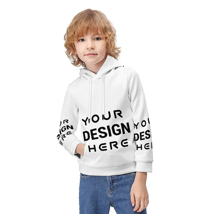 Personalized Design Children  Hoodie for Kids Full Print