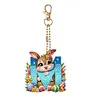 Easter Alphabet Double Sided - 5D DIY Craft Keychain