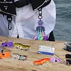 Squid Jig Bait Protector Kit 6pcs Webfoot Octopus Egi Hooks Cover Fishing Tackle