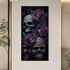 （Big Size）Dark Skull-Full Round Diamond Painting 40*80CM