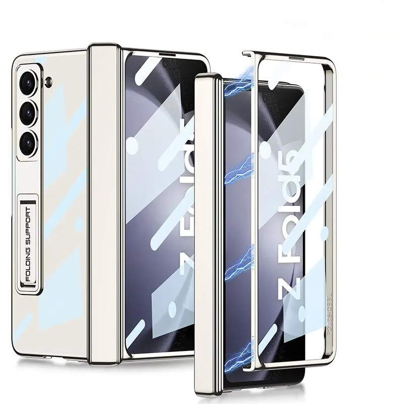 Suitable for Samsung Z Fold series eye protection full-coated film electroplated shock-proof mobile phone case