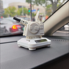 New solar car-mounted car ornaments creative automatic rotating model