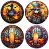 4Pack Halloween-Full Round Diamond Painting(30x30cm)