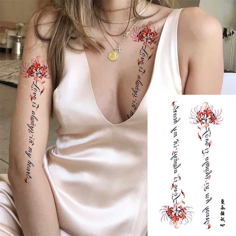 Sdrawing Clock Temporary Tattoo For Men Women Children Skeleton King Dragon Hourglass Black Tattoo Sticker Fake Snake Adults Tatoos