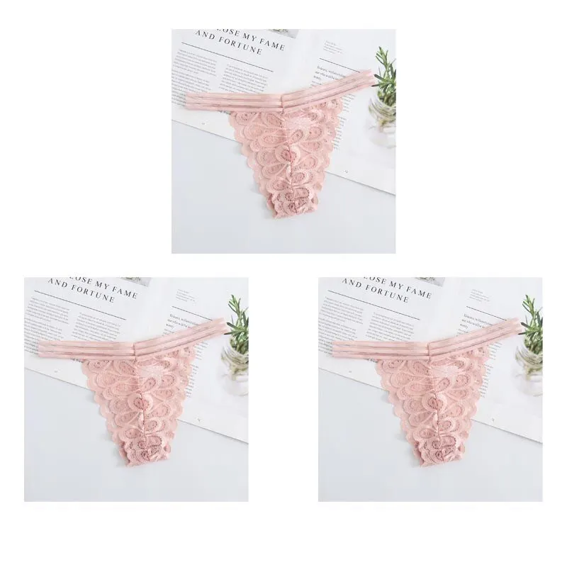 Billionm Women Panties Secret G-String Underwear Fashion Thong Sexy Lace Panties Ladies G-string Soft Lingerie Low Rise Panty M-XL NEW
