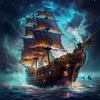 Sea Sailing Boat - 11CT Stamped Cross Stitch 40*40cm/15.75*15.75in