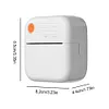 Mini Printer BT Portable Thermal Printer Label Maker for Notes Photos Labels