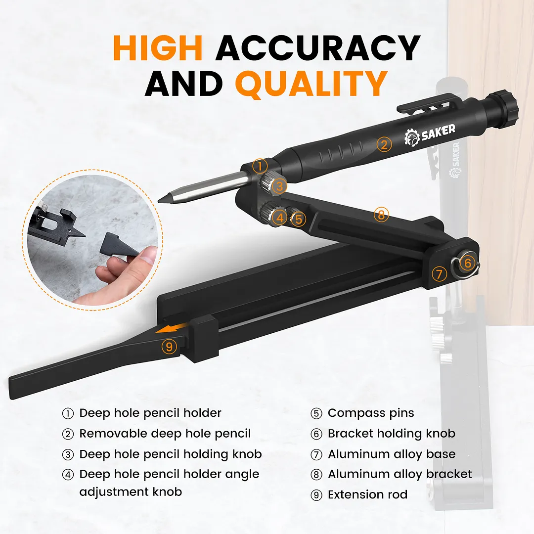 SAKER&reg; Multi-function Scribing Tool