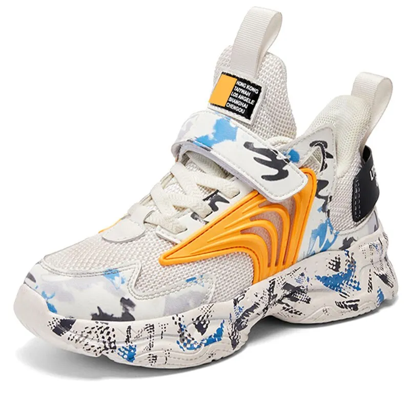MWY Kids Shoes Baby Boys Girls Children's Casual Sneakers Breathable Soft Anti-Slip Running Sports Shoes Colorful Kids Sneakers
