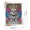 Diamond Painting -5D Full Round Drill Crown Skull(40x50cm)