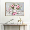Teapot Rose-11CT Stamped Cross Stitch 50*37cm