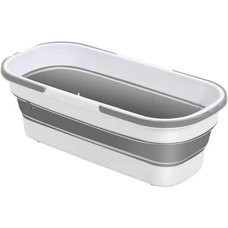 SAKER&reg; Large Flat Mop and Scalable Bucket with Wheels