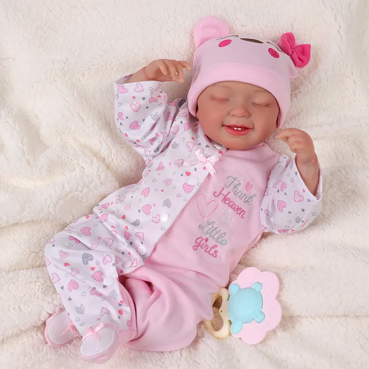 Babeside Sleeping Reborn Baby Leen 20'' Little Infant Girl Best Gift for Kids