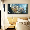 (US Local)Castle-18CT Stamped Cross Stitch Kit(80x40cm)