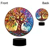 DIY 5D Diamond Painting Acrylic Life Tree  Night Light Lamp Home Decoration Ornament Gift Kit