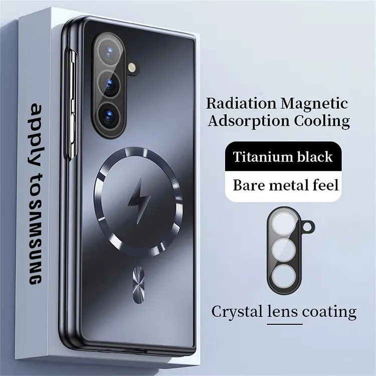 Full Lens Protection Magsafe Wireless Charging Matte Frosted Case For Samsung Z Fold 7 6 5 4 3