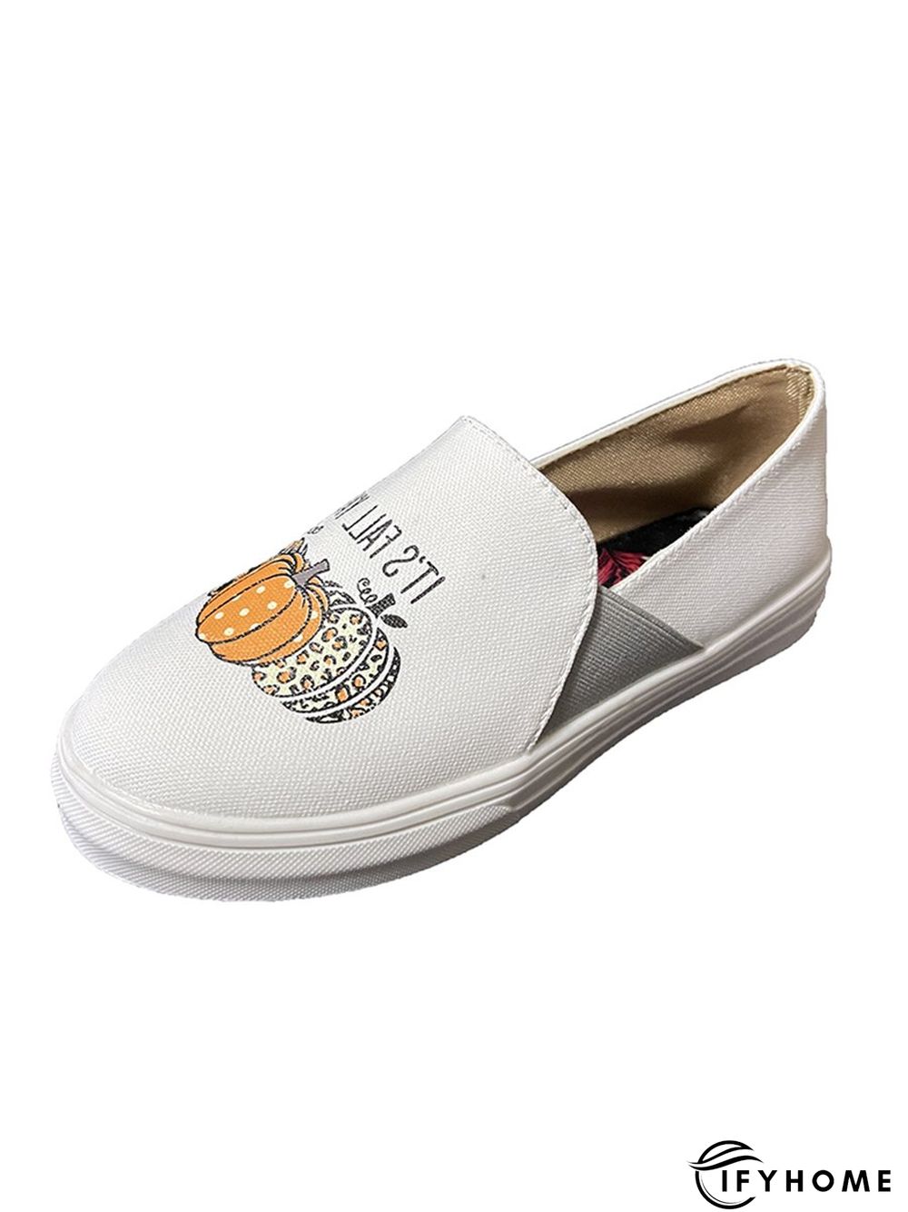 Halloween Pumpkin Patchwork Flat Shoes | IFYHOME