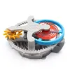 Internal structure model of mechanical watches - working principle of tourbillon DIY movement spring gear device