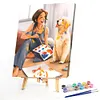 【Limited Stock Sale】Painting Girl-Paint by Numbers Acrylic Painting 40*50cm