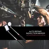 4pcs Adjustable Car Angle View Pen Automotive Telescopic Inspection Mirrors