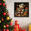 Xmas Gift Bear - Round AB Drills Diamond Painting(45x45cm)
