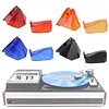 Replacement Phono Cartridge for Ortofon 2M Series Vinyl Record Player Elliptical Diamond Turntable Needle with Guard Cover