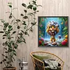 (US Local)Lion-Full Round Diamond Painting(40x40cm)