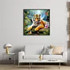Tiger - 11CT Stamped Cross Stitch - 40*40cm - Animal