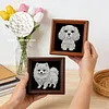 12pcs/set Unframed Pearl Painting Canvas Art Handmade Pearl Material Art Kit Living Room Decor (15x15cm)