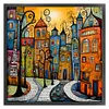 (US Local)Houses-14CT Counted Cross Stitch Kit(40x40cm)