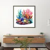 Underwater World - 14CT Stamped Cross Stitch - 40*40cm - Animal
