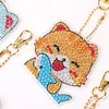 >SALE<5pcs DIY Easter Egg Diamond Painting Keychain Crystal Drill Keyring (YS008)