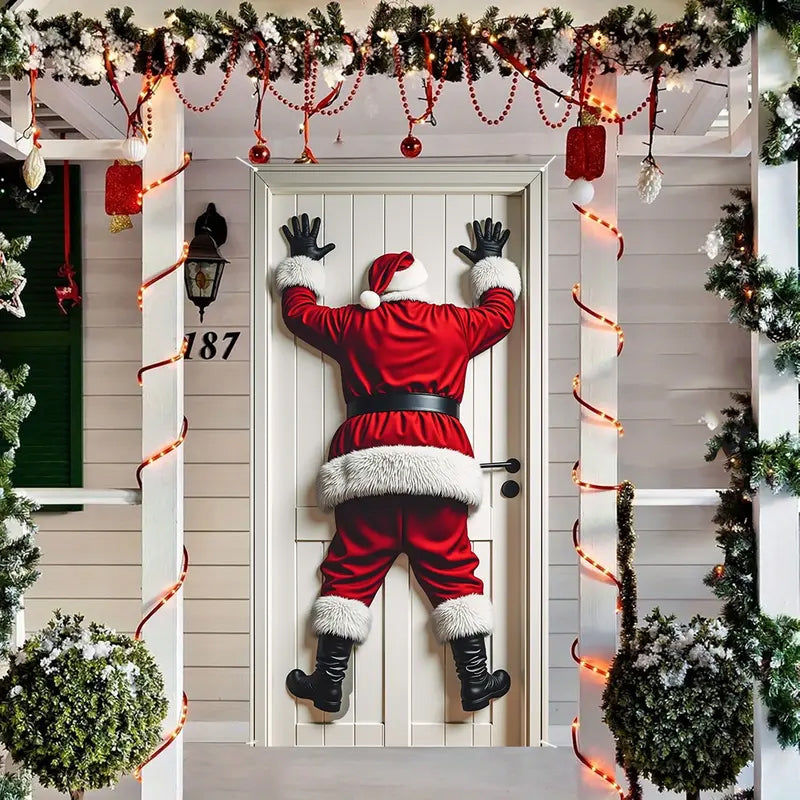【🎅SALE - 75% OFF🎅】Santa Claus Door Decoration Banner