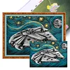 (Big Size)Star Wars Mechanical Spaceship - 11CT Stamped Cross Stitch - 60*45cm