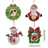 >SALE<Christmas Photo Frame 4PCS Photo Frame Hanging Diamond Painting Xmas Photo Frame