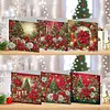 6PCS DIY Diamond Art Greeting Cards Christmas Congratulations Cards & Gifts