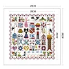 (Counted/Stamped) 14CT Repair Sewing-Cross Stitch 28*28cm/11.02*11.02in(Brand)
