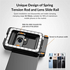 APEXEL 3 in 1 Mobile Phone Macro Lens with LED Fill Light 15X Macro Lens + 17mm Thread Lens Adapter for iPhone 15/15Pro/15Pro Max, Samsung, Android Phones