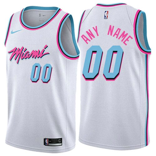 Custom Miami Heat Authentic City Edition Jersey